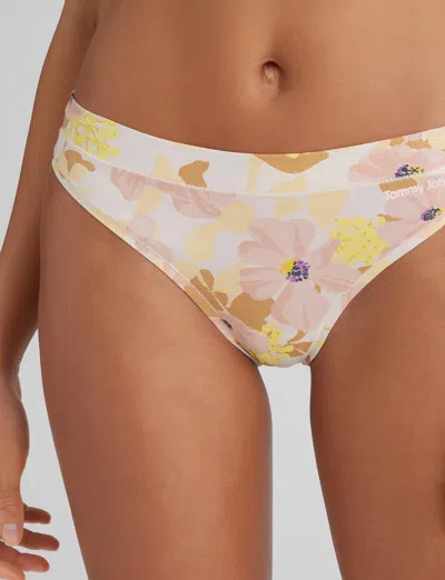 Tommy John Women's Second Skin Thong In Multi