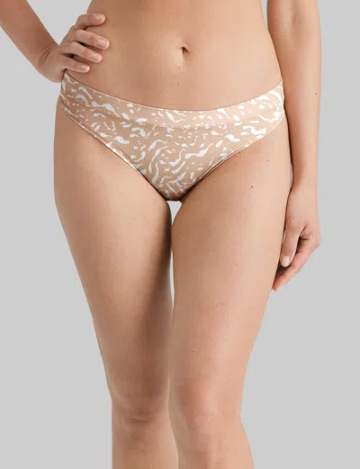 Tommy John Women's Second Skin Thong In Neutral