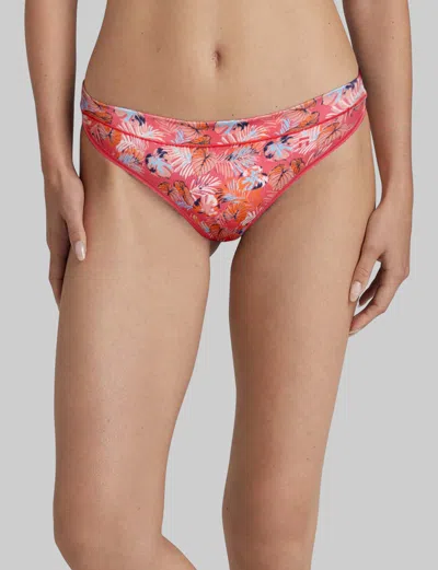 Tommy John Women's Second Skin Thong In Pink