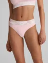 Tommy John Women's Second Skin Thong In Pink
