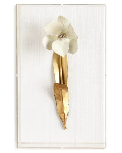 TOMMY MITCHELL ORIGINAL GILDED SINGLE TULIP STUDY ON LINEN,PROD172220512