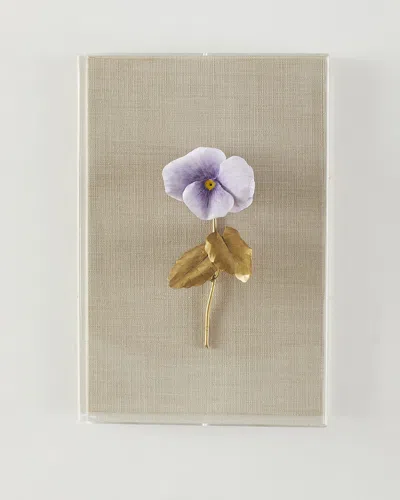 Tommy Mitchell Pansy Study 4 Wall Art In Multi
