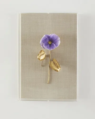 Tommy Mitchell Pansy Study 5 Wall Art In Multi