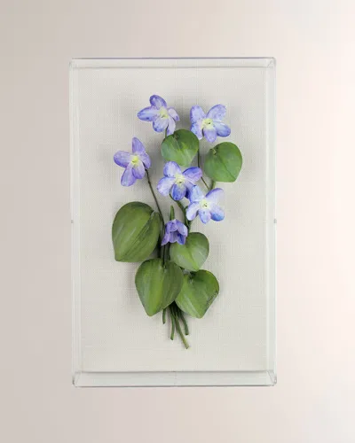 Tommy Mitchell Violet February Birth Flower Wall Art In Multi