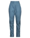 Tommy Sport Woman Pants Slate Blue Size Xl Cotton In Blue