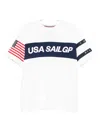 Tommy-x-sail-gp-sufa25 T-shirt Tommy Hilfiger X U.s. Sail Gp In White