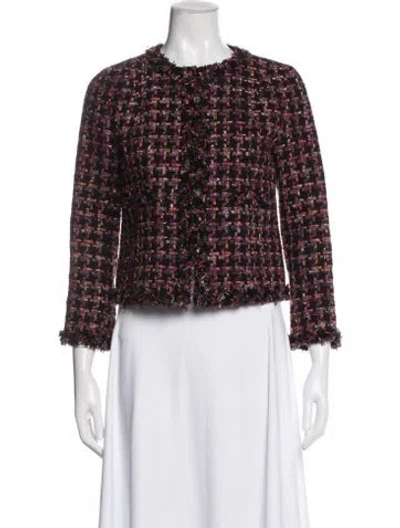 Pre-owned Tomorrowland Tweed Tweed Pattern Jacket In Multi