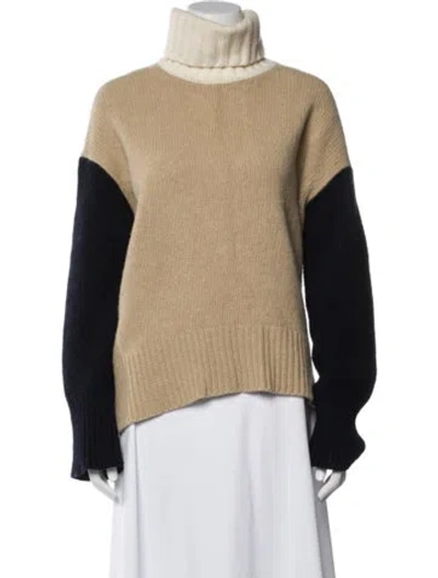 Pre-owned Tomorrowland Wool Colorblock Pattern Sweater In Neutral