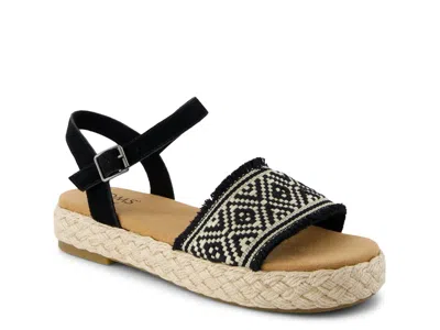 Toms Abby Espadrille Platform Sandal In Multi
