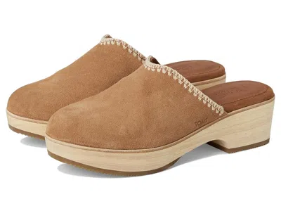 Toms Addison Clogs In Brown