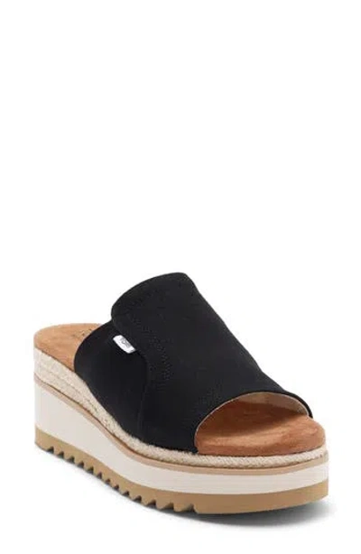 Toms Adria Platform Wedge Sandal In Animal Print