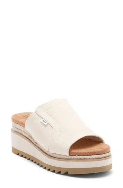 Toms Adria Platform Wedge Sandal In Brown