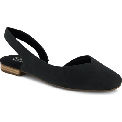 Toms Alene Slingback Half D'orsay Flat
