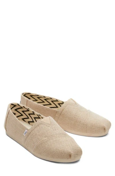 Toms Alpargata Burlap Slip-on In Natural Natural