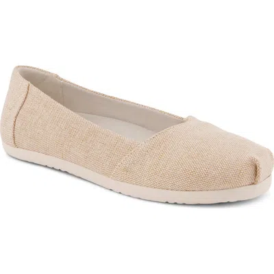Toms Alpargata Ballet Flat In Brown