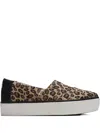 Toms Alpargata Boardwalk "animal Print" Sneakers In Brown