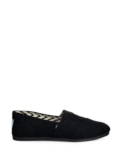 Toms Alpargata Canvas Espadrilles In Black