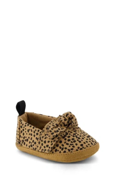 Toms Babies'  Alpargata Crib Shoe In Brown