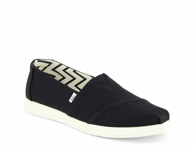 Toms Alpargata Plus Espadrille Slipon In Black