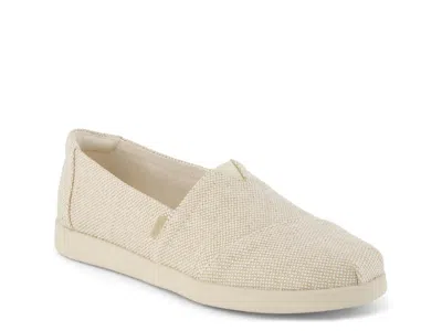 Toms Alpargata Plus Espadrille Slipon In White