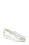 Toms Women's Alpargata Plus Metallic In White