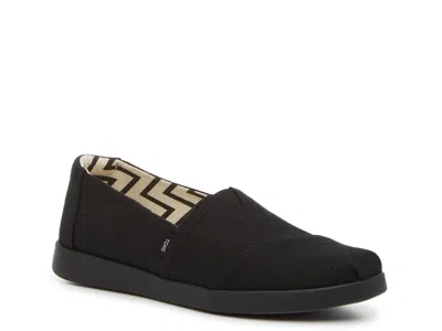 Toms Alpargata Plus Slipon In Black