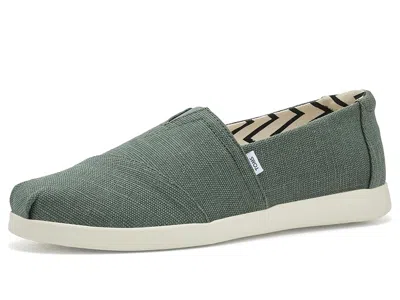 Toms Alpargata Plus Women's Flat Shoes Green: 6 B - Medium, Canvas