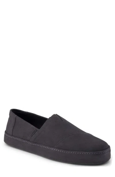 Toms Alpargata Premium Slip On In Black