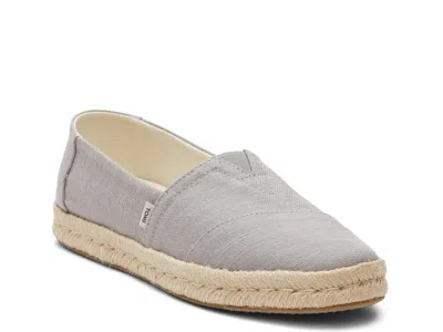 Toms Alpargata Rope Espadrille Slipon In Gray