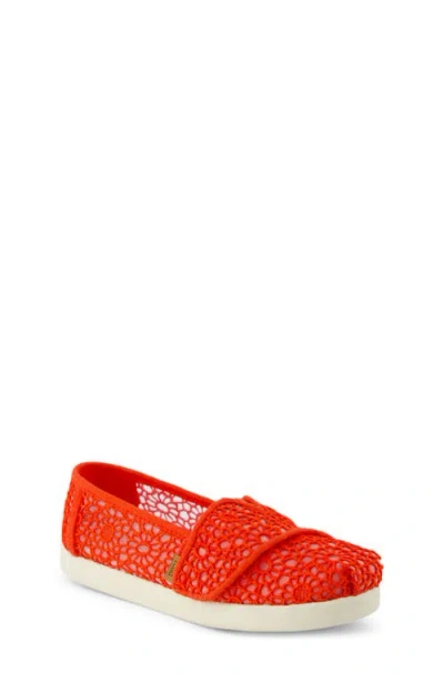 Toms Alpargata Slip-on In Red