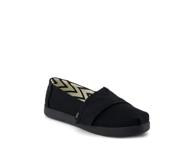 Toms Alpargata Slipon Sneaker Kids' In Black