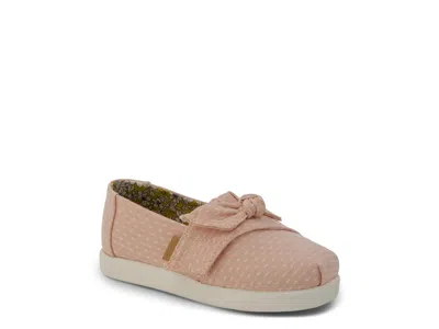 Toms Alpargata Slipon Sneaker Kids' In Light Pink