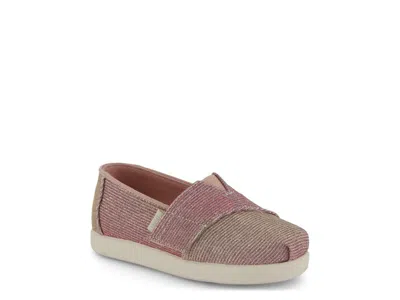 Toms Alpargata Slipon Sneaker Kids' In Medium Pink