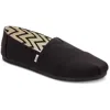 Toms Alpargata Womens Slip On Casual Loafers In Black