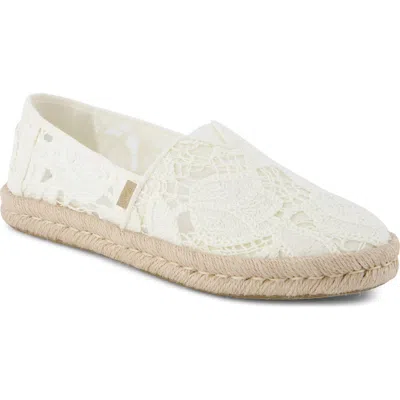 Toms Alrope Espadrille In White