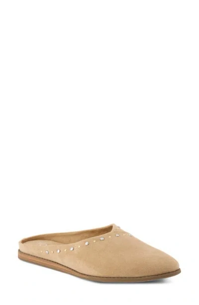 Toms Amelia Flat Mule In Black