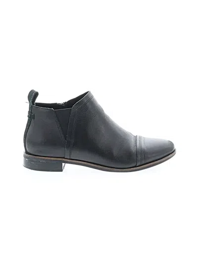 Pre-owned Toms Ankle Boots In Black