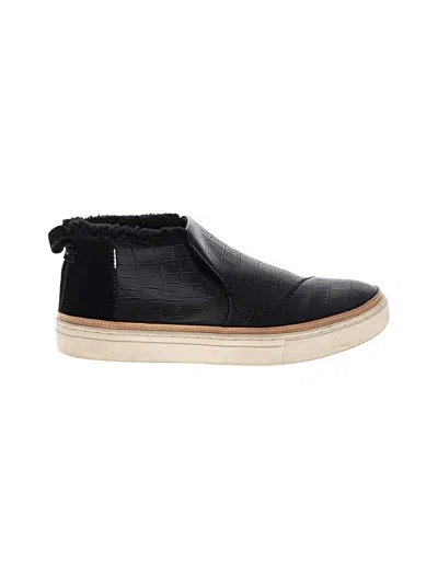 Pre-owned Toms Ankle Boots In Black