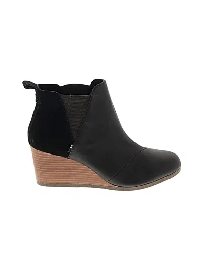 Toms Ankle Boots In Black