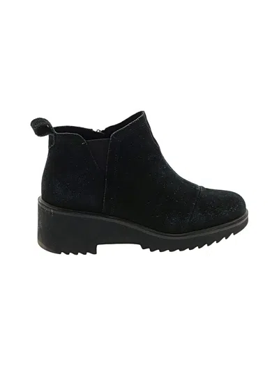 Pre-owned Toms Ankle Boots In Black