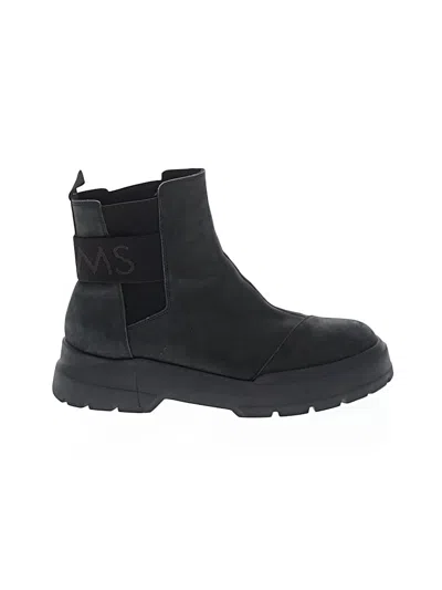 Pre-owned Toms Ankle Boots In Black