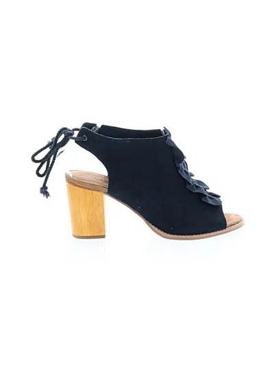 Pre-owned Toms Ankle Boots In Blue