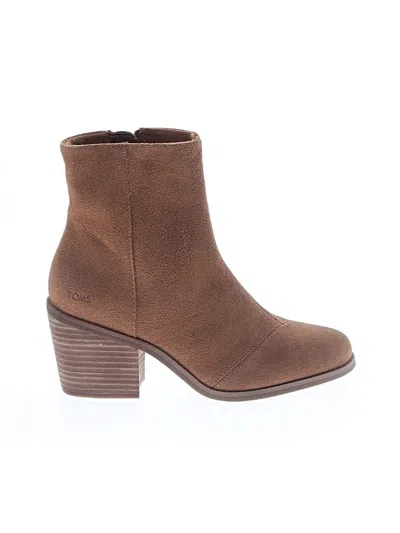 Toms Ankle Boots In Brown