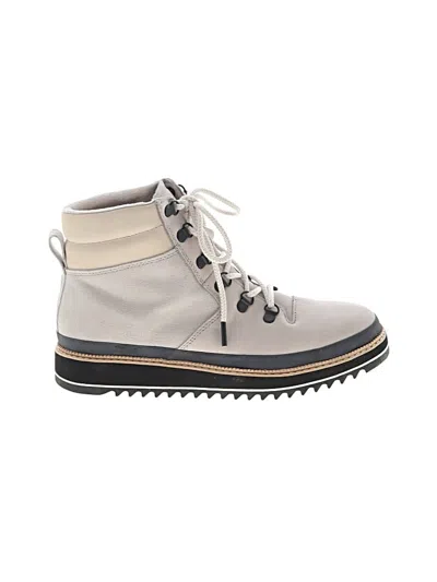 Pre-owned Toms Ankle Boots In Brown