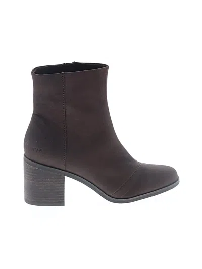 Toms Ankle Boots In Brown