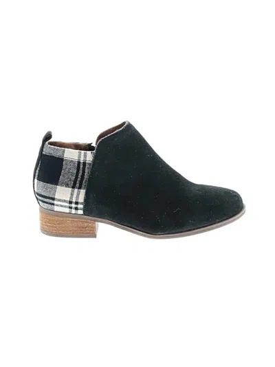 Pre-owned Toms Ankle Boots In Teal