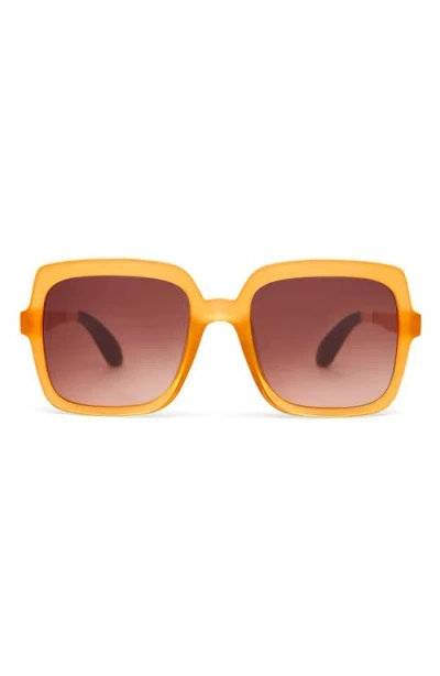 Toms Athena 56mm Square Sunglasses