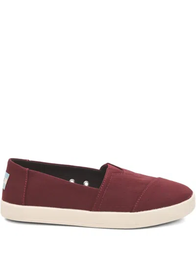Toms Avalon "raisin" Sneakers In Red
