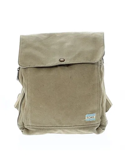 Pre-owned Toms Backpack In Tan