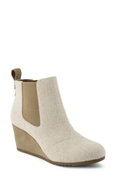 Toms Bailey Herringbone Wedge Bootie In Multi